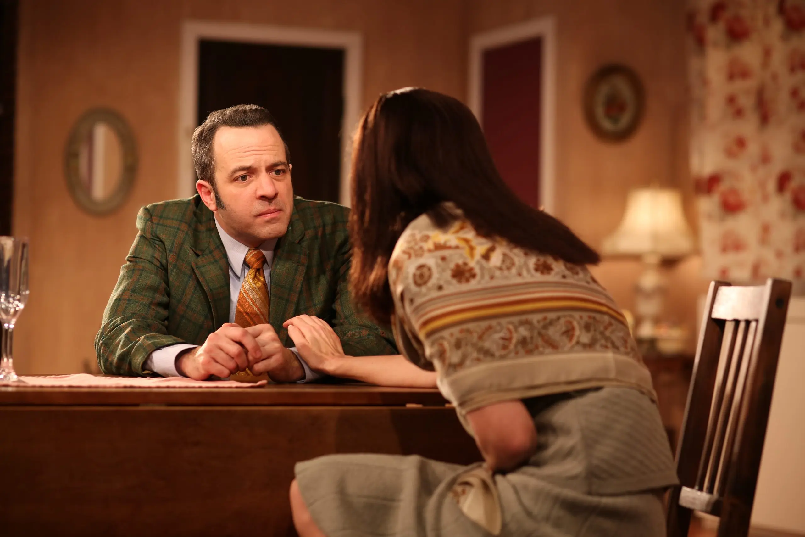 David Mason confronts Raul Esparza in Seared at MCC